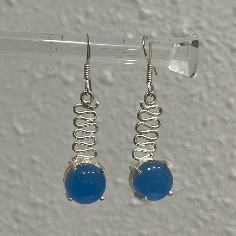 Handmade silver earrings